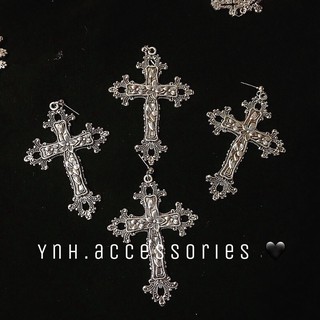 5 MẶT THẬP GIÁ KING - CHARM CHỮ THẬP SIZE TO XI BẠC HANDMADE