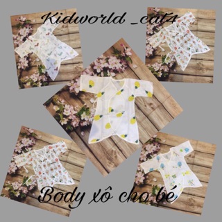 Set 2 Bộ body xô hoa cho bé sơ sinh