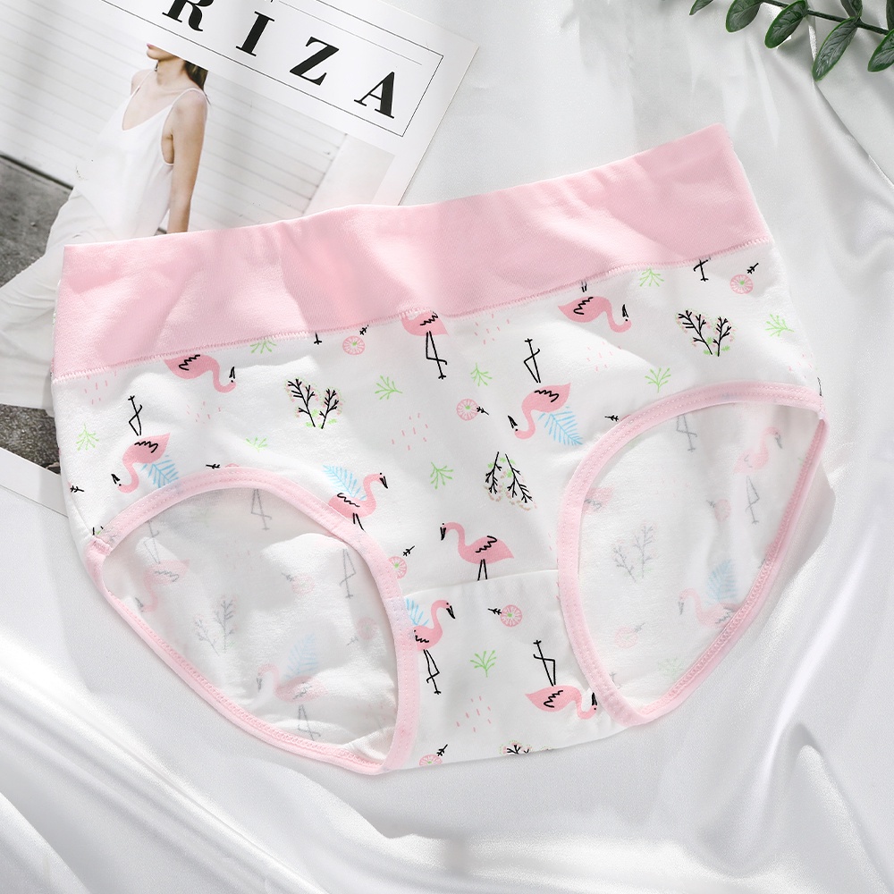 Quần lót LEVAO vải cotton cỡ lớn họa tiết hoạt hình thời trang cho phái nữ bé gái