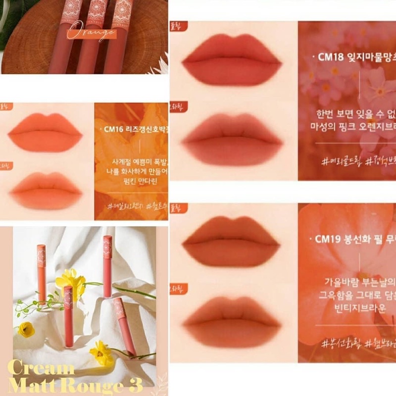 Son Kem Lì, Mịn Môi Black Rouge Cream Matt Rouge Version 3