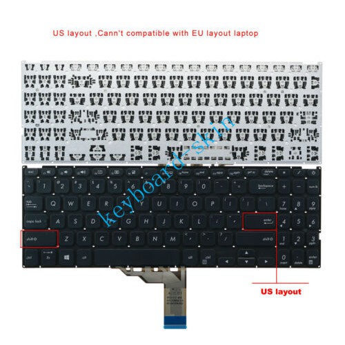 Bàn phím Keyboard Laptop Asus Vivobook X509U X509UA X509M X509FA X509FJ X509DA