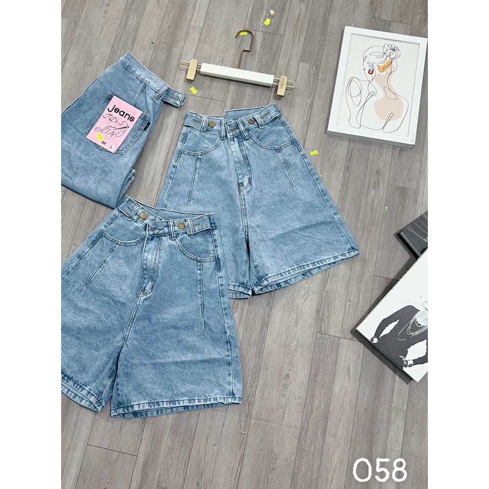 [ VẦNG TRẮNG KHUYẾT ] QUẦN JEANS NGỐ LỬNG NỮ FORM RỘNG CẠP CHỈNH PHỐI CHÍT XẺ TÚI MÀU XANH NHẠT CAO CẤP NITI SIÊU ĐẲNG