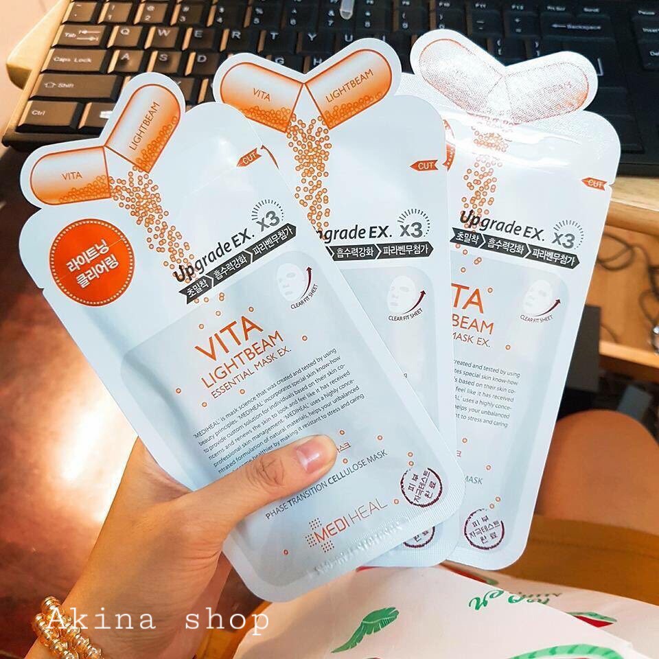 MẶT NẠ MEDIHEAL VITA LIGHTBEAM ESSENTIAL MASK