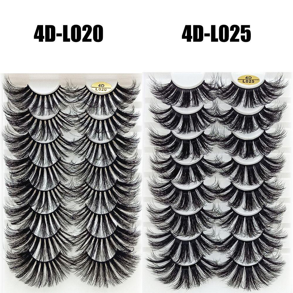 Set 8 Cặp Lông Mi Giả BORAG SKONHED 25mm Dài Mềm Mịn