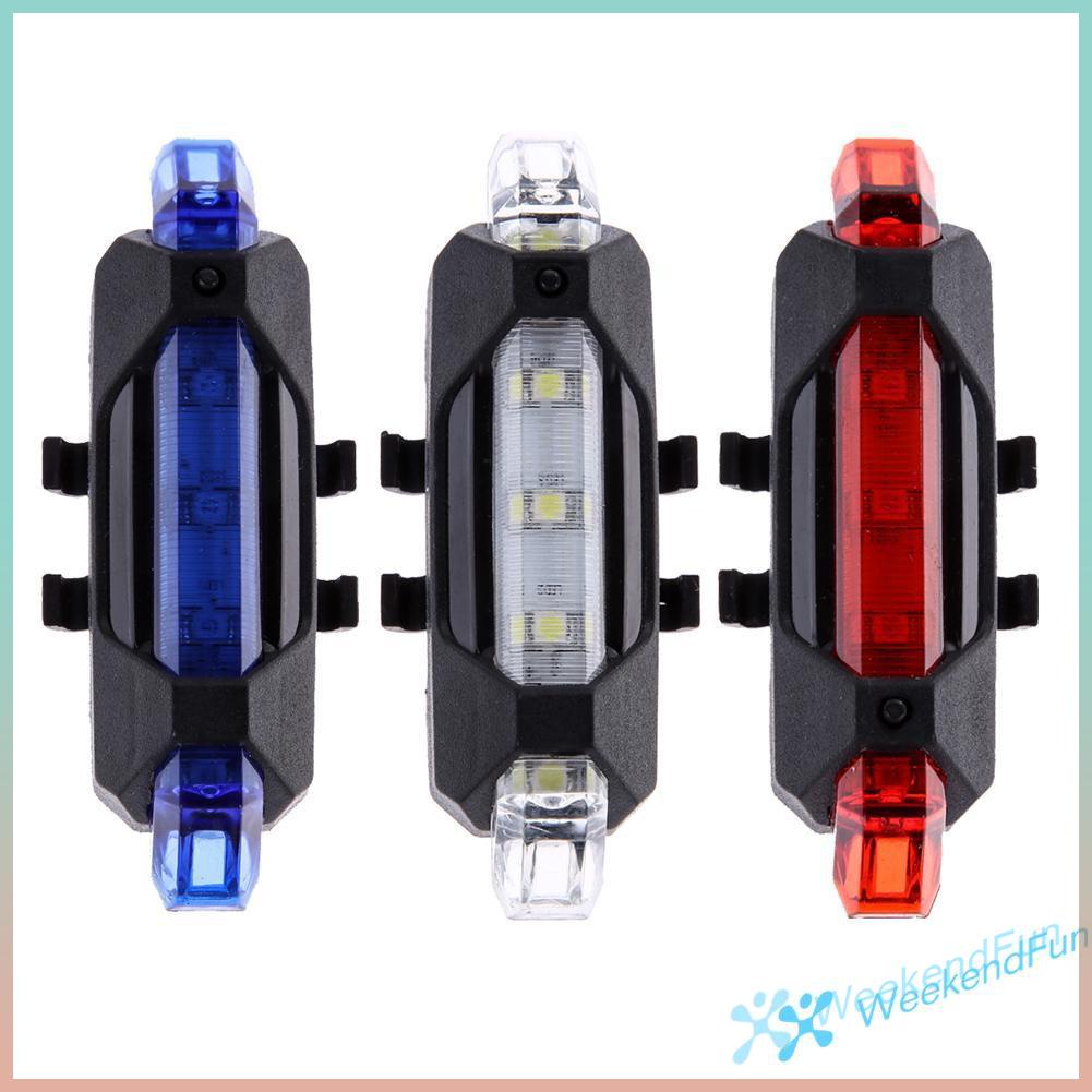 Đèn Led đuôi xe USB chống thấm nước sạc lại được cho xe đạp