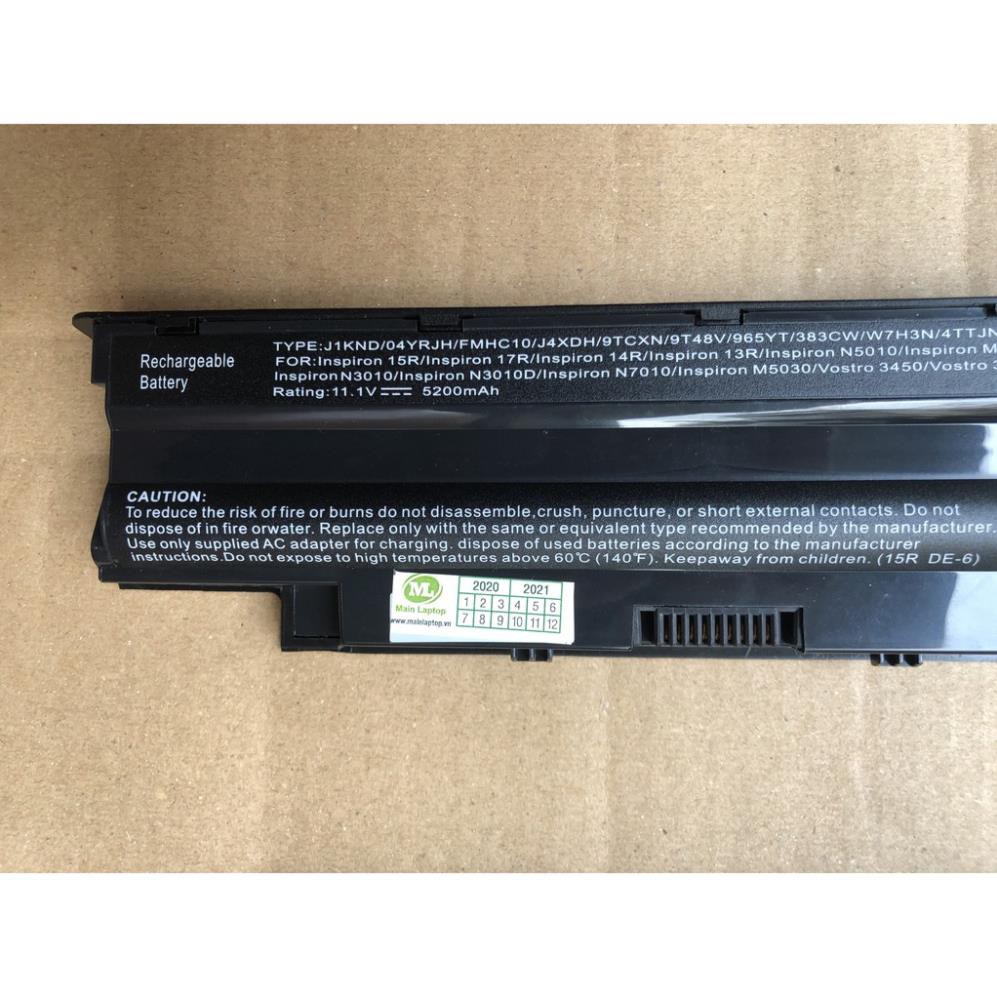 Pin Laptop Dell N4010 N5010 N5110 N4050 N4110 N3420 1440 1450 N5040 N5050 N3520 N5030 N3010 N4040 N7010 N7110 3450 3550