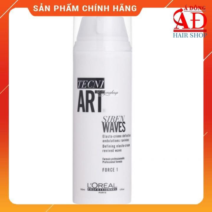 KEM DƯỠNG GIỮ NẾP TÓC VÀ TĂNG SÓNG XOĂN L'OREAL HOLLYWOOD WAVES BY TECNI.ART SIREN WAVES DEFINING ELASTO-CREAM 150ML