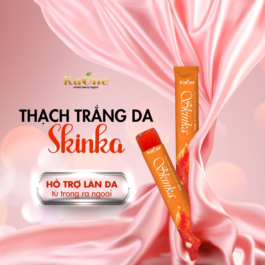 [Chính hãng] Thạch trắng da SKINKA - xoá nám giảm thâm, bổ sung collagen cho da khoẻ đẹp