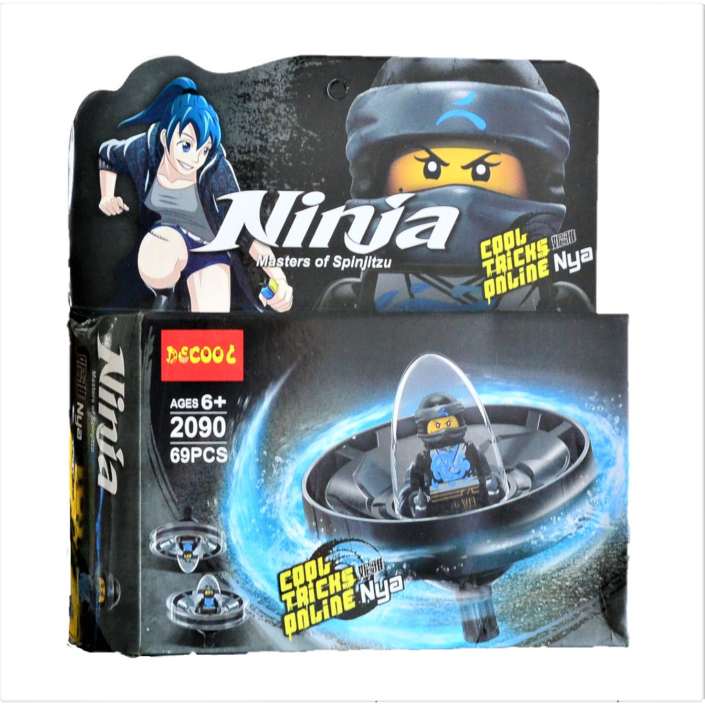 Bộ xếp hình Decool 2090 Con quay lốc xoáy Ninjago của Nya - 69 chi tiết