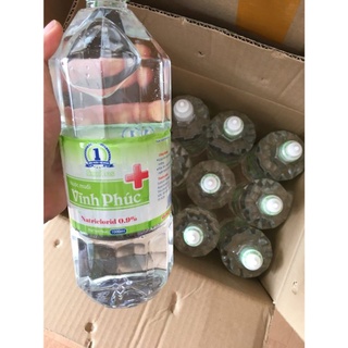 Nước muối sinh lý 1000ml vĩnh phúc smile 0.9%
