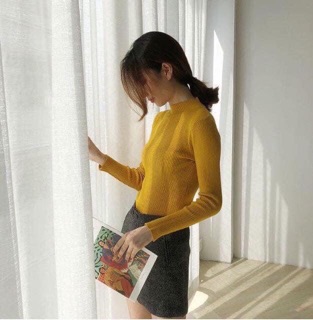 BÁN SỈ ÁO LEN CỔ 3 PHÂN NỮ SIÊU HÓT