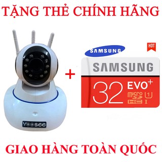 camera ip camera ip kèm thẻ nhớ samsung 32gb evo plus