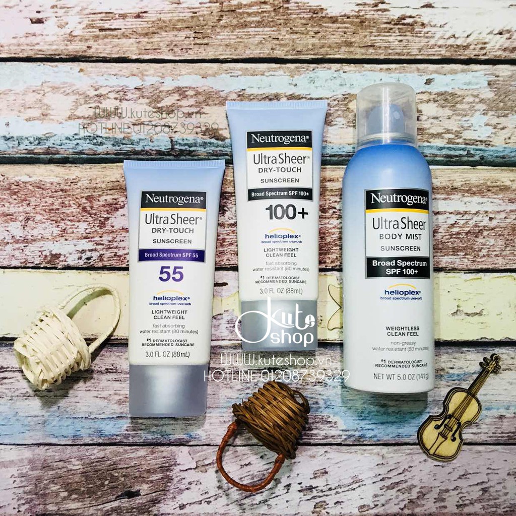 [Mã SKAMPUSH11 giảm 10% đơn 200k] Kem chống nắng Neutrogena Ultra Sheer Dry Touch SPF 100 (88ml) _ NTG010CN | BigBuy360 - bigbuy360.vn