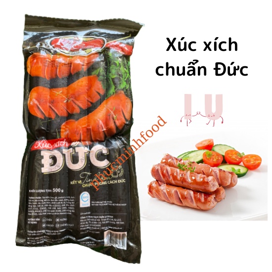 [Siêu Ngon] Xúc Xích Đức Lacusina 500gram 10 cây