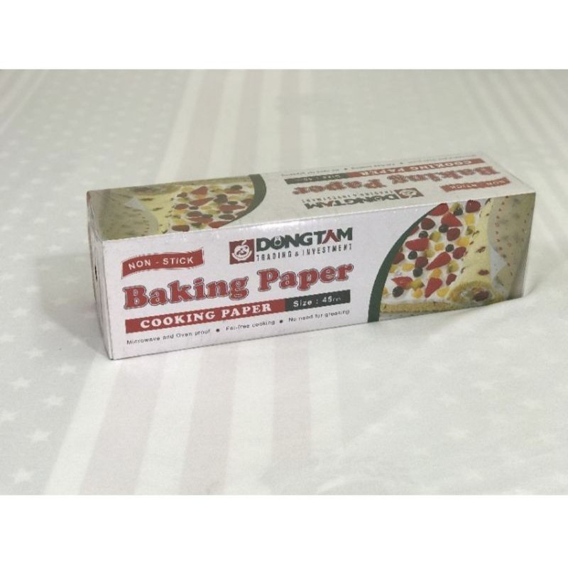 Giấy nướng bánh không thấm mỡ Baking Paper 75m