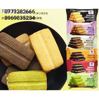 2KG BÁNH XỐP KẸP KEM (SĂN MIX 5 VỊ )