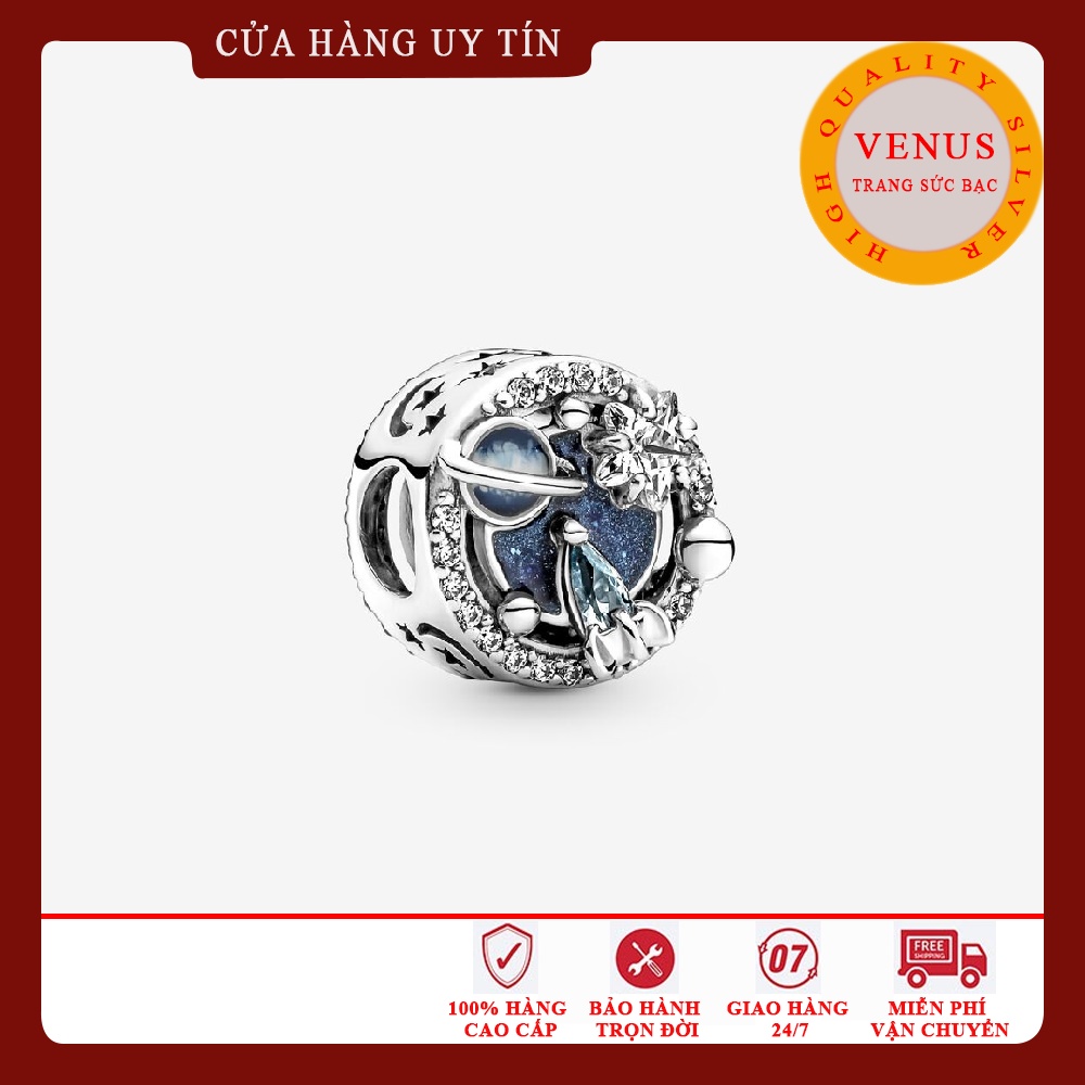 Bộ sưu tập charm xanh đậm- Bạc 925 cao cấp- Mã sản phẩm VENUSTH2