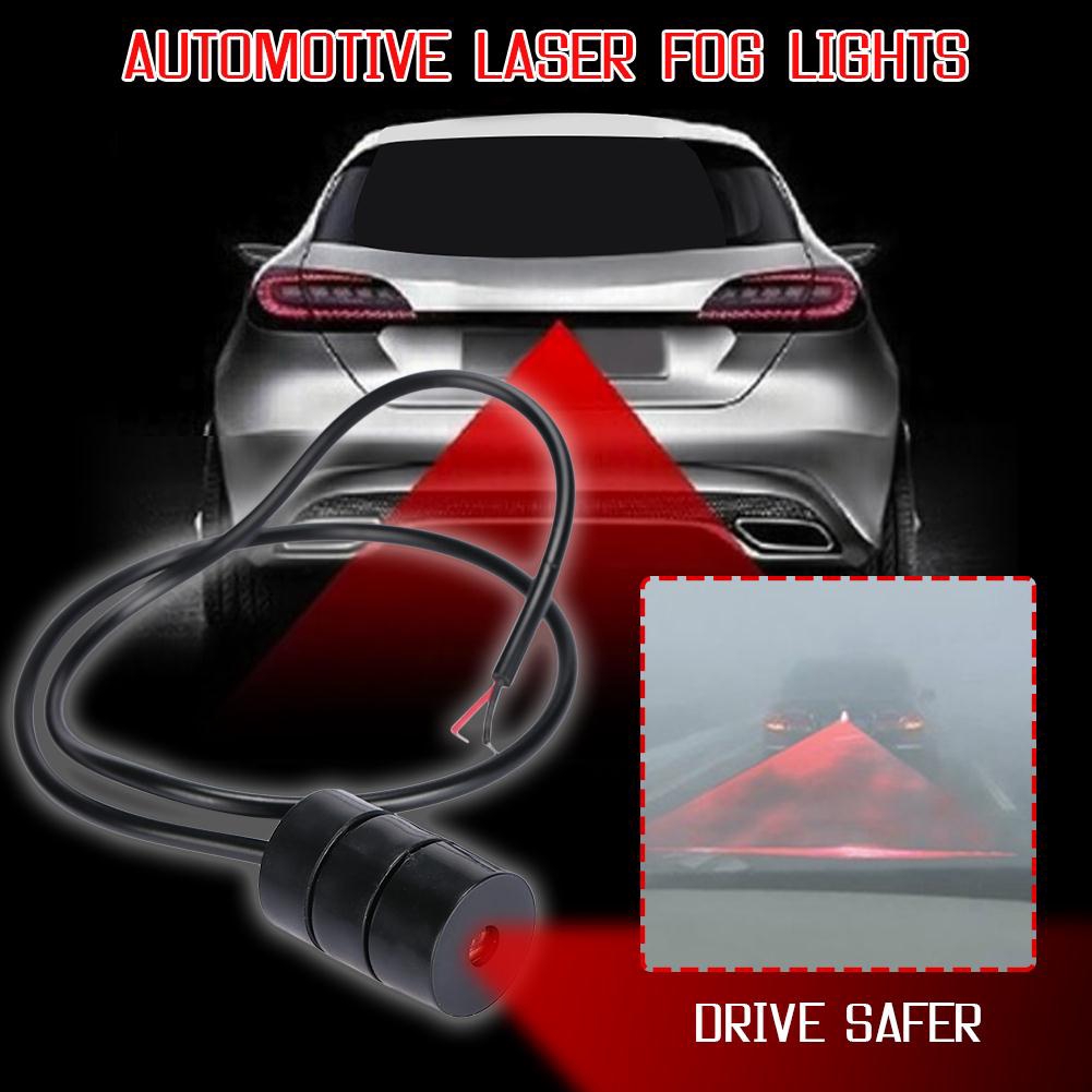 Đèn laser chiếu hậu cảnh báo tránh tai nạn kèm phụ kiện cho xe hơi/ xe máy