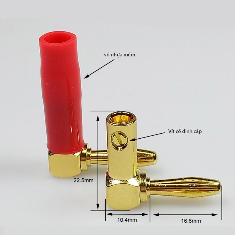 BỘ 4 CHIẾC RẮC AUDIO BẮP CHUỐI BẺ GÓC 90 ĐỘ