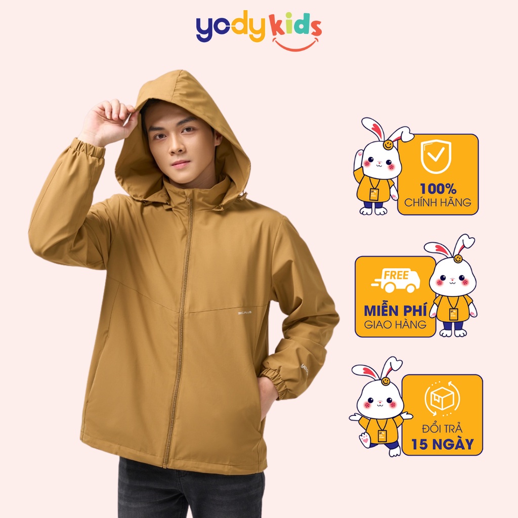 Áo gió nam Yody cao cấp, vải dù 2 lớp, chống nắng, chống nước, phong cách Hàn Quốc AKM37