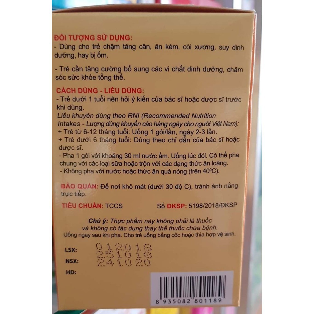 Colosmax Q10 Gold -  kích thích trẻ ăn ngon, hấp thu tốt, tiêu hóa nhanh, giúp bổ sung dinh dưỡng, tăng cường đề kháng r