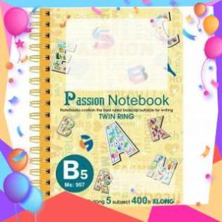 Sổ lò xo kép klong b5 passion notebook - 400 trang; ms:907
