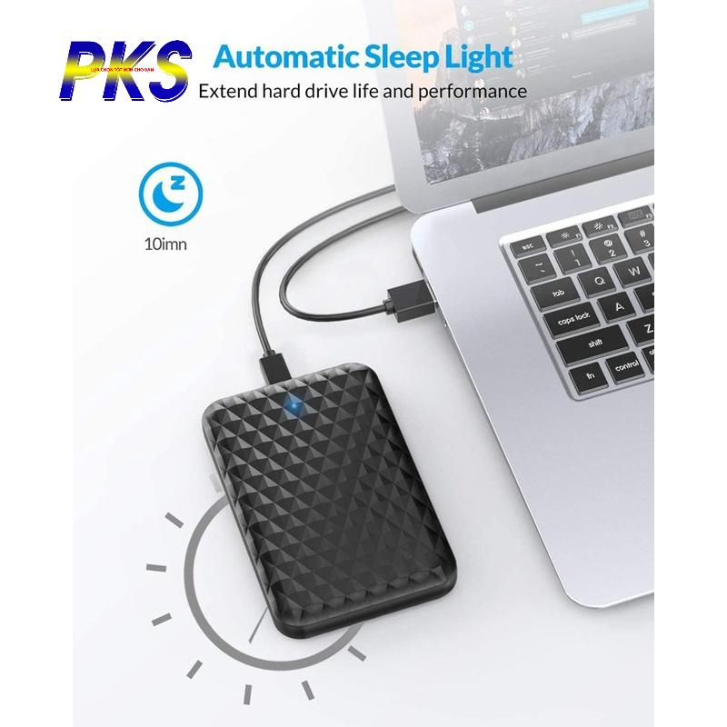Box ổ cứng HDD SSD 2.5 inch Type-C tốc độ cao 5Gbps Orico 2520C3 - Hàng Chính hãng