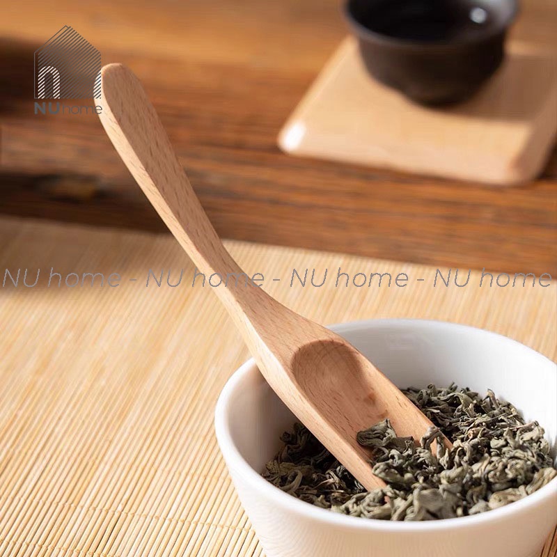 Muỗng gỗ múc trà - Tisu | nuhome.vn | thìa gỗ được thiết kế đơn giản bằng chất liệu gỗ tự nhiên cao cấp