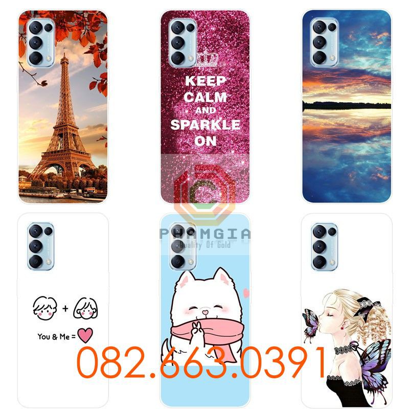 Ốp lưng Oppo Reno 5 4G / 5G dẻo in hình dễ thương (p1)