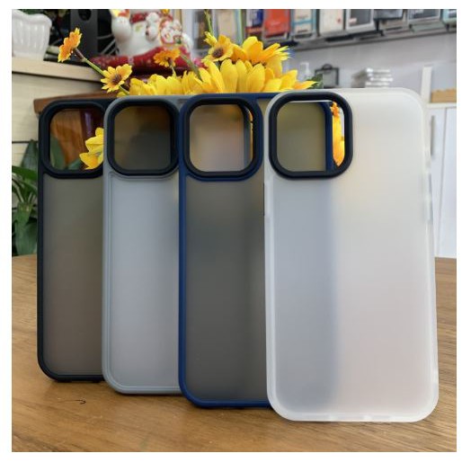 Ốp lưng Likgus Viền màu lưng nhám mờ iPhone 12 6.1/ 12 Pro max 6.7, 13,13 PRO MAX