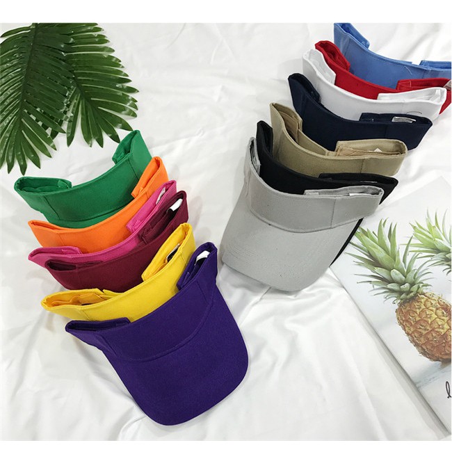 Mũ Lưỡi Trai Hở Chóp Thời Trang Mùa Hè Giản Dị Dành Cho Nữ Và Nam