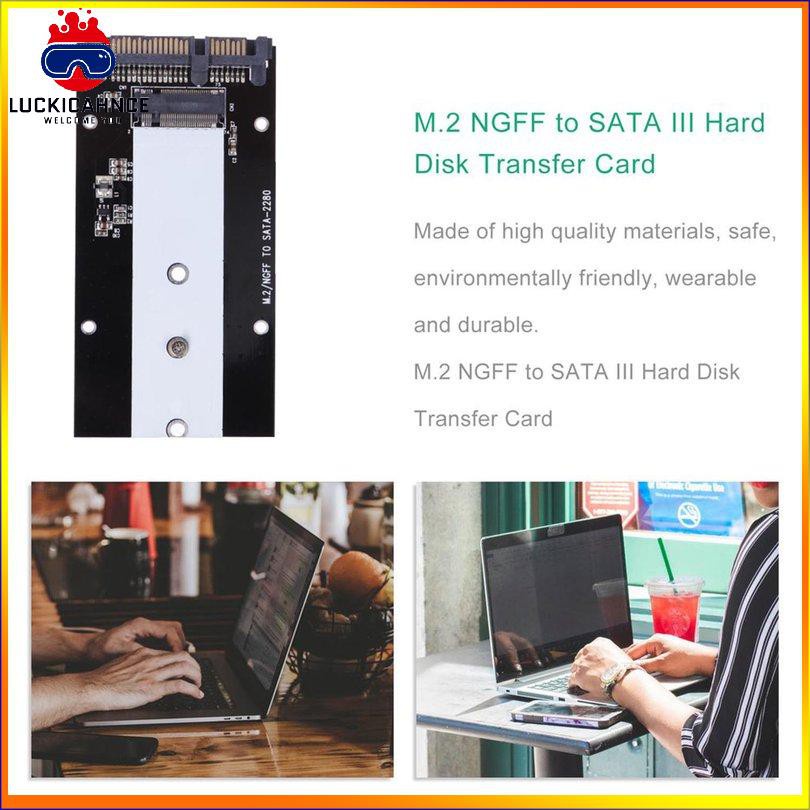 Thẻ Chuyển Đổi M.2 Ngff Sang Sata Iii Ssd 2230 / 2242 / 2260 / 2280 | BigBuy360 - bigbuy360.vn