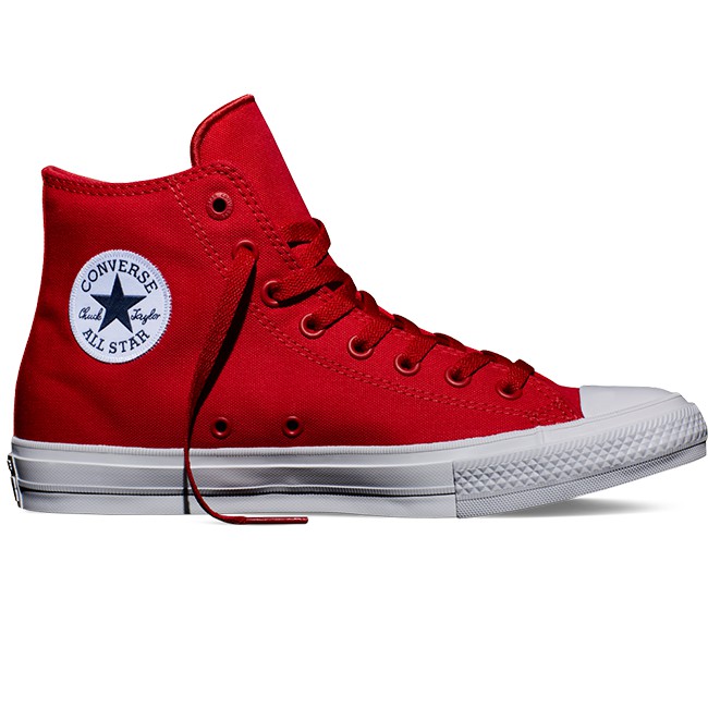 Giày Converse ChuckII 150145V cao cổ vải đỏ CCVD15