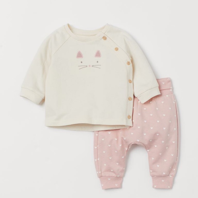 Đồ bộ cho bé 0-9m H&M auth