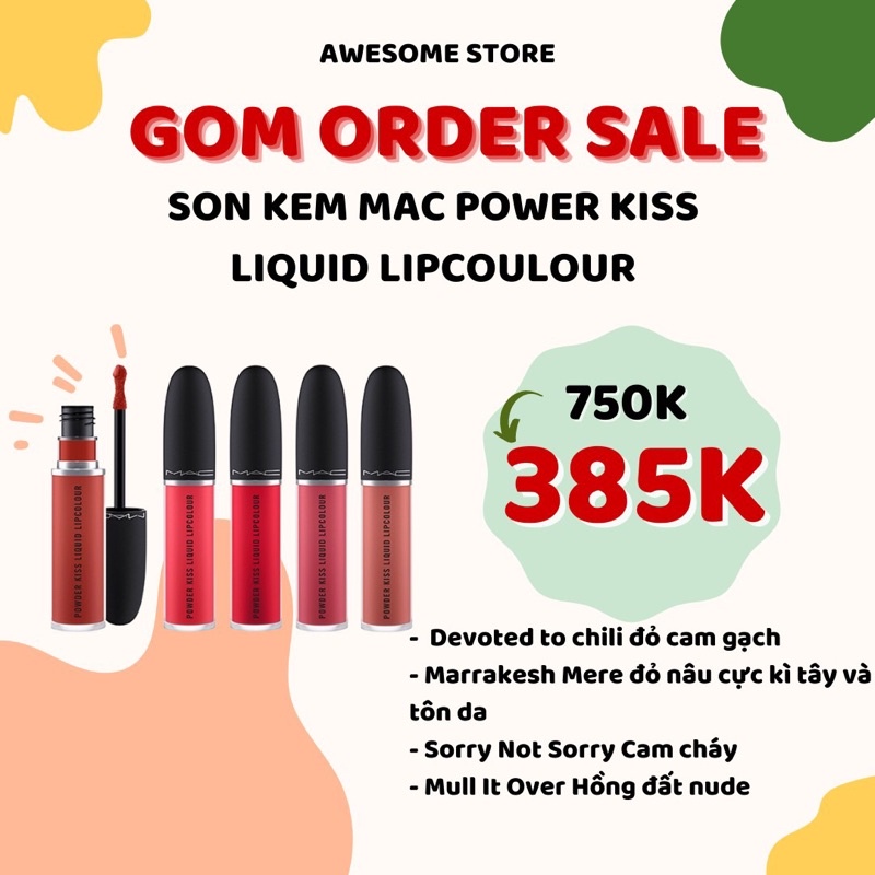 Son kem Mac Power Kiss Liquid Lipcolour