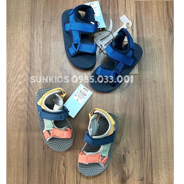 Sandal bé trai xuất xin Cát&amp;Jack quai dán