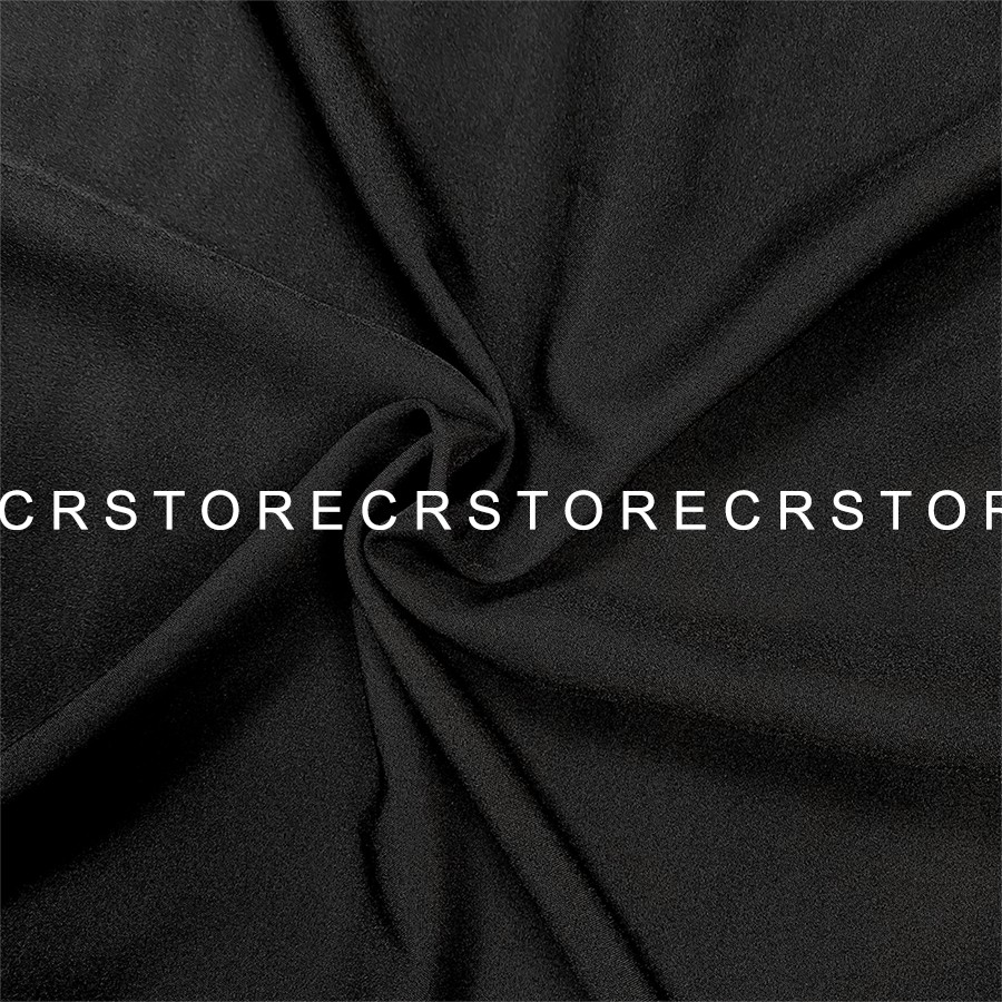 Áo Sơ Mi Tay Lỡ Cổ Vest CR MEN đen trắng unisex nam nữ trơn vải lụa mềm | BigBuy360 - bigbuy360.vn