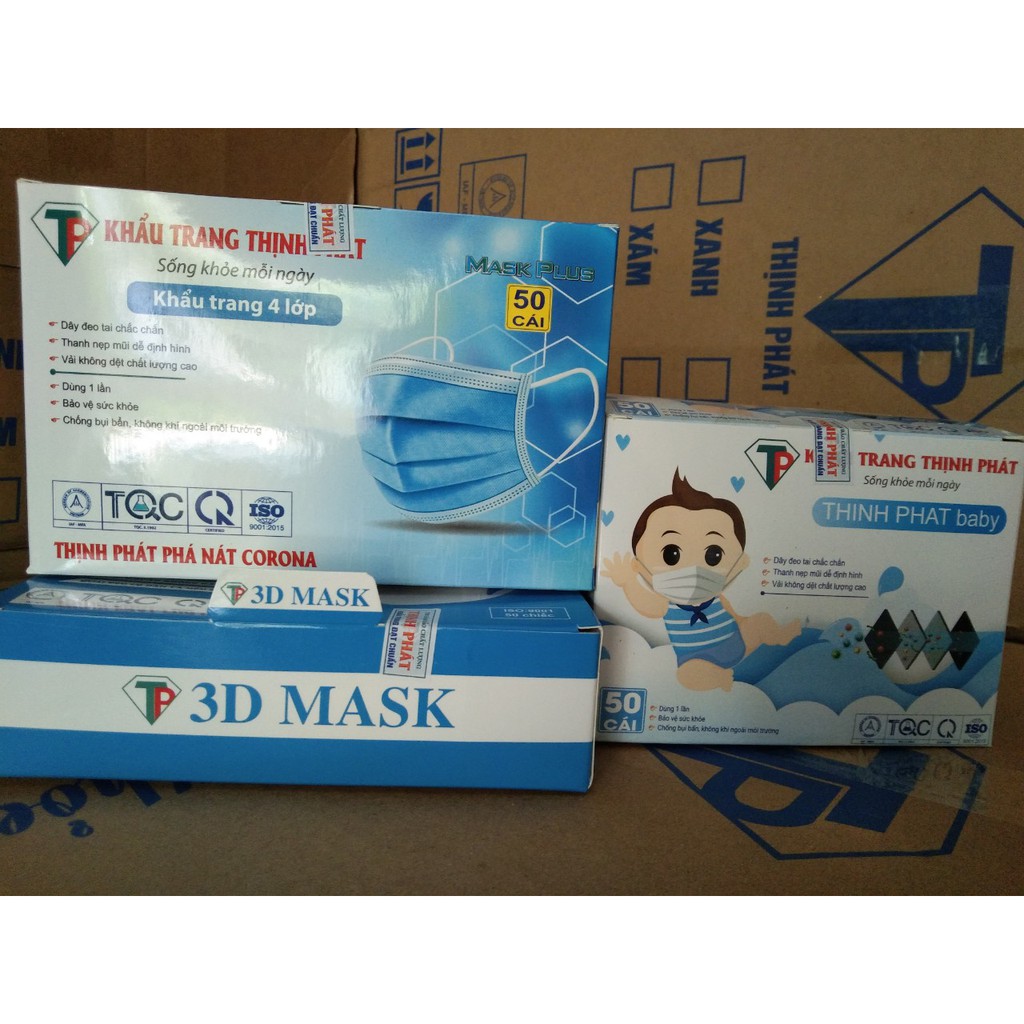 Khẩu trang kháng khuẩn 😷Freeship😷 Duy Ngọc, Hướng Dương (Combo 4 Hộp) Xanh/Trắng/Xám/Đen 4 Lớp (50C) | BigBuy360 - bigbuy360.vn