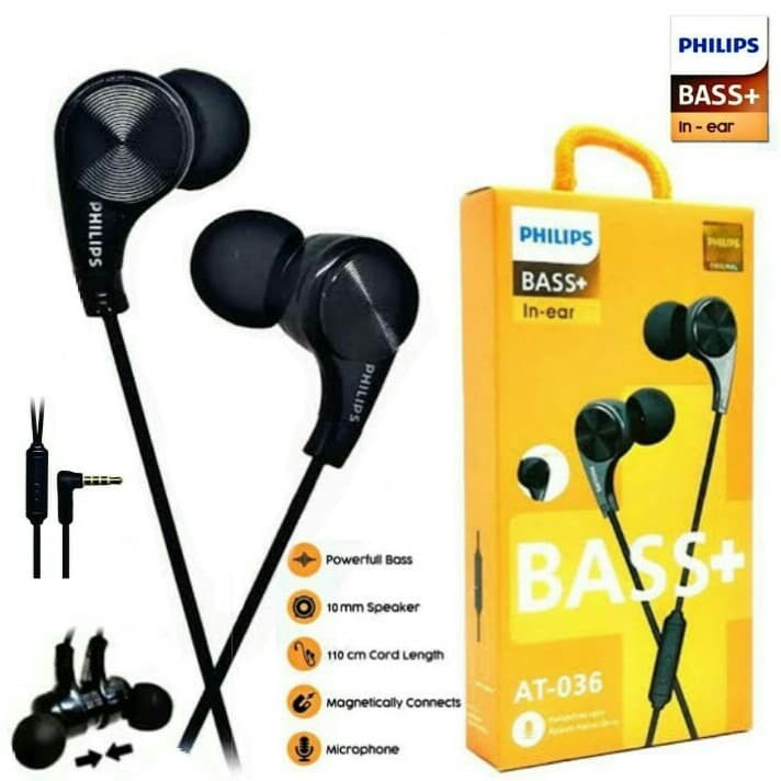 Tai Nghe Nhét Tai Philips At-036 Chất Lượng Cao