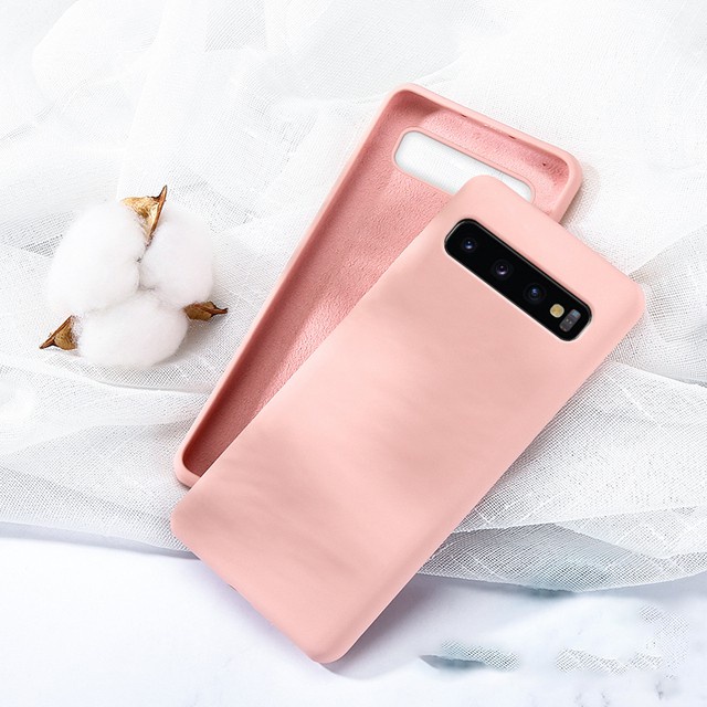 Ốp điện thoại silicon mềm màu trơn dành cho For Samsung Galaxy S10 Plus 5G S10e