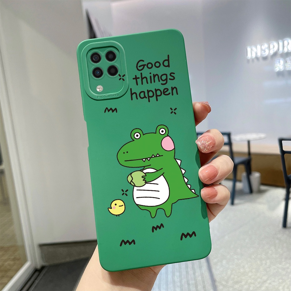 Ốp Điện Thoại TPU Mềm Hình Khủng Long Dễ Thương Cho Samsung Galaxy A11 A12 Samsung A12 SM-A125F A 12 2020 A 11
