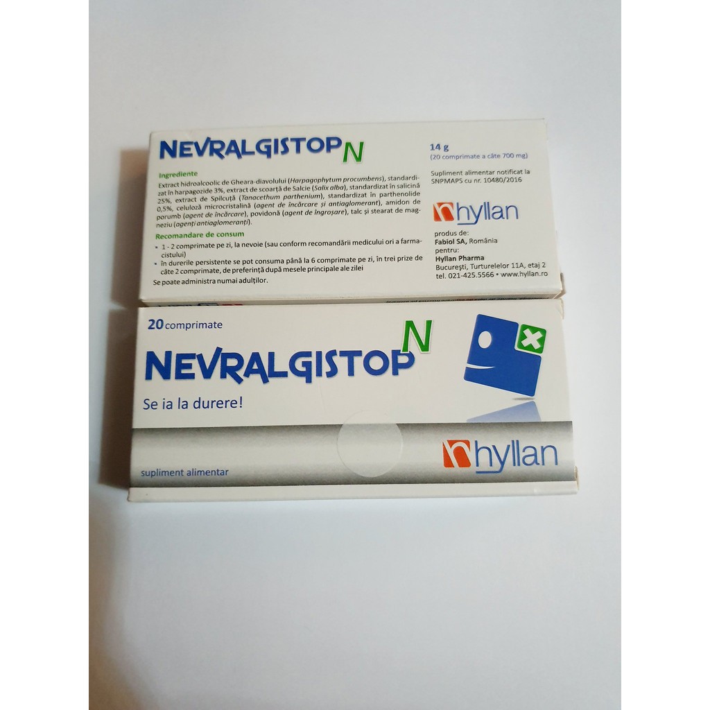 Viên Uống Nevralgistop N (Hộp 20 viên) - hỗ trợ giảm đau đầu, đau cơ, đau khớp, đau thần kinh toạ - cvspharmacy