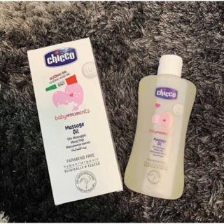 Dầu mát-xa (massage oil) Chicco cám gạo 0M+ 200ml
