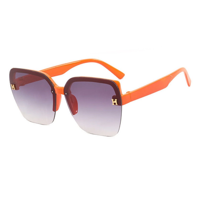 Kính mát Samjune không gọng dáng vuông lớn phong cách hàn quốc thời trang cho nữ