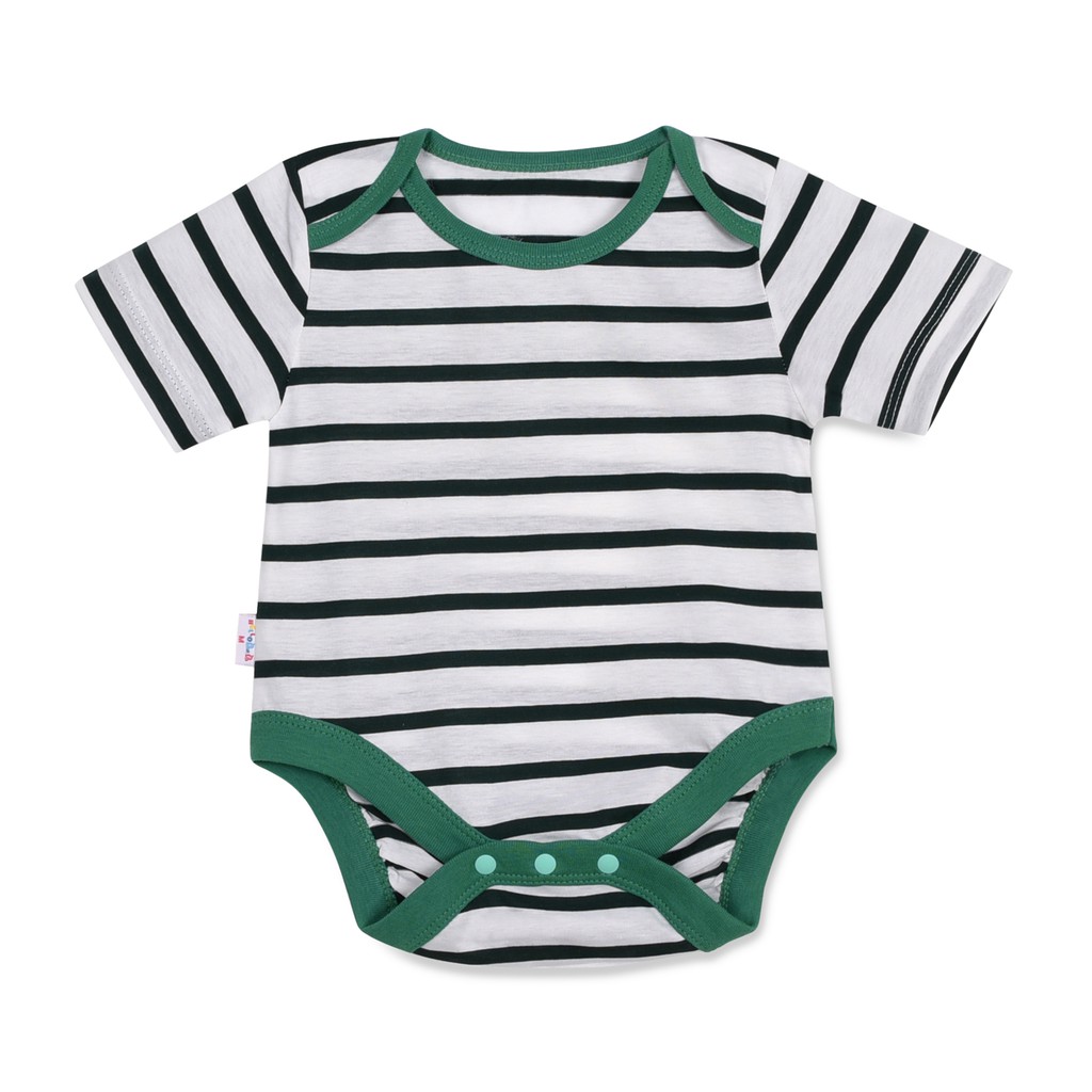Bộ liền quần body sọc cổ đắp 1215- HELLO BB