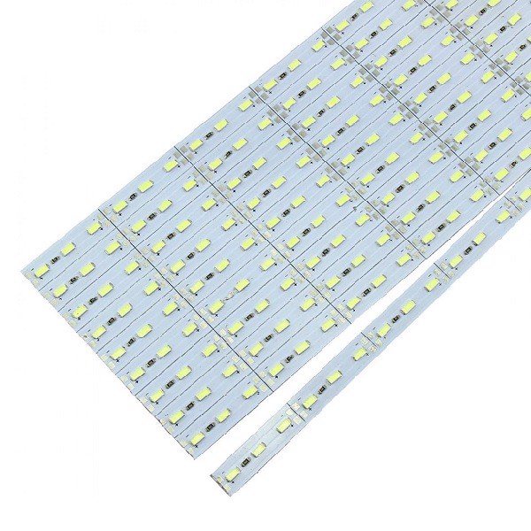 Combo 5 Cây Led Thanh Nhôm 12V dài 1 mét 5050 Màu Trắng - Vàng, Hàng Chất Lượng