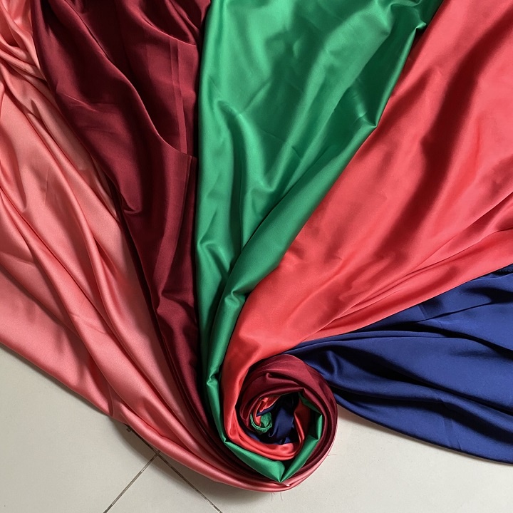 Khúc Satin Nhung Khổ Từ 1m24-1m3, Chất Đẹp, Láng, Mềm Rũ, Co Giãn Nhẹ, Không Cần Lót.