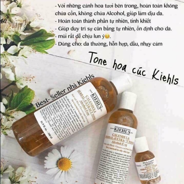 [ Mini 75ml ] Toner Hoa Cúc Kiehl's | Toner Kiehls