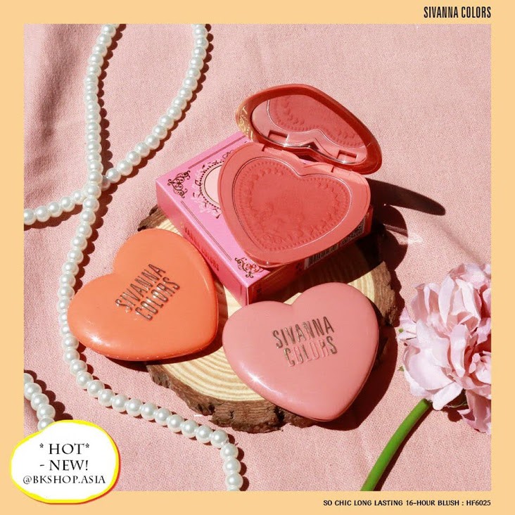 (Hàng Thái) Phấn Má Hồng Bền Màu So Chic Long- Lasting 16-Hour Blush Sivanna Colors HF6025 | BigBuy360 - bigbuy360.vn