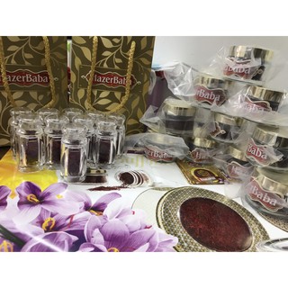 Nhụy hoa nghệ tây Saffron Hazerbaba lọ 1gram, xuất xứ Thỗ Nhĩ Kỳ, Dated  07/2021